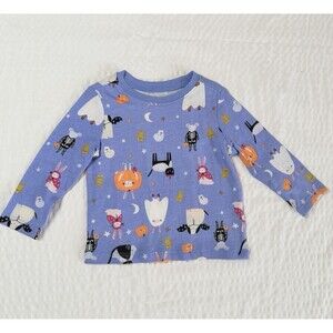 Old Navy Halloween Ghost Costume Baby Toddler T-Shirt  Long Sleeve purple NWT